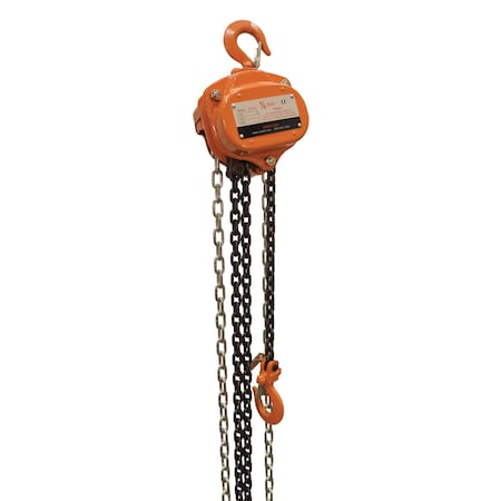 Vestil Professional Chain Hoist, 1K, 10 ft. PHCH-1-10